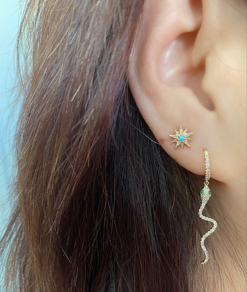 Sunburst Turquoise Studs.