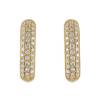 Rounded Hoop Earrings.