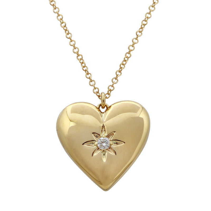 Heart Locket Necklace.