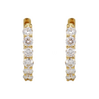 Lab Diamond Hoops.