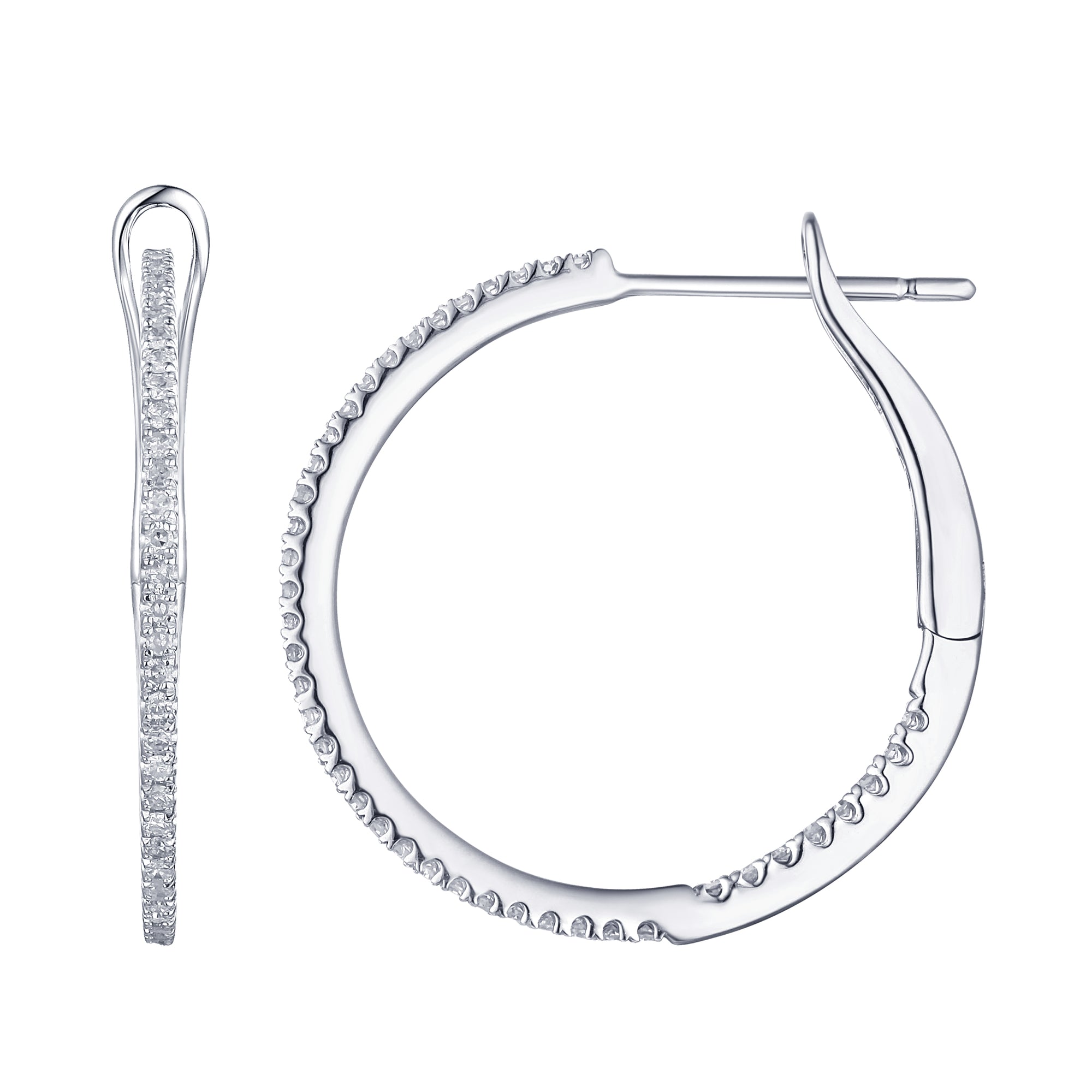 Vintage Style Big Hoop Earrings.