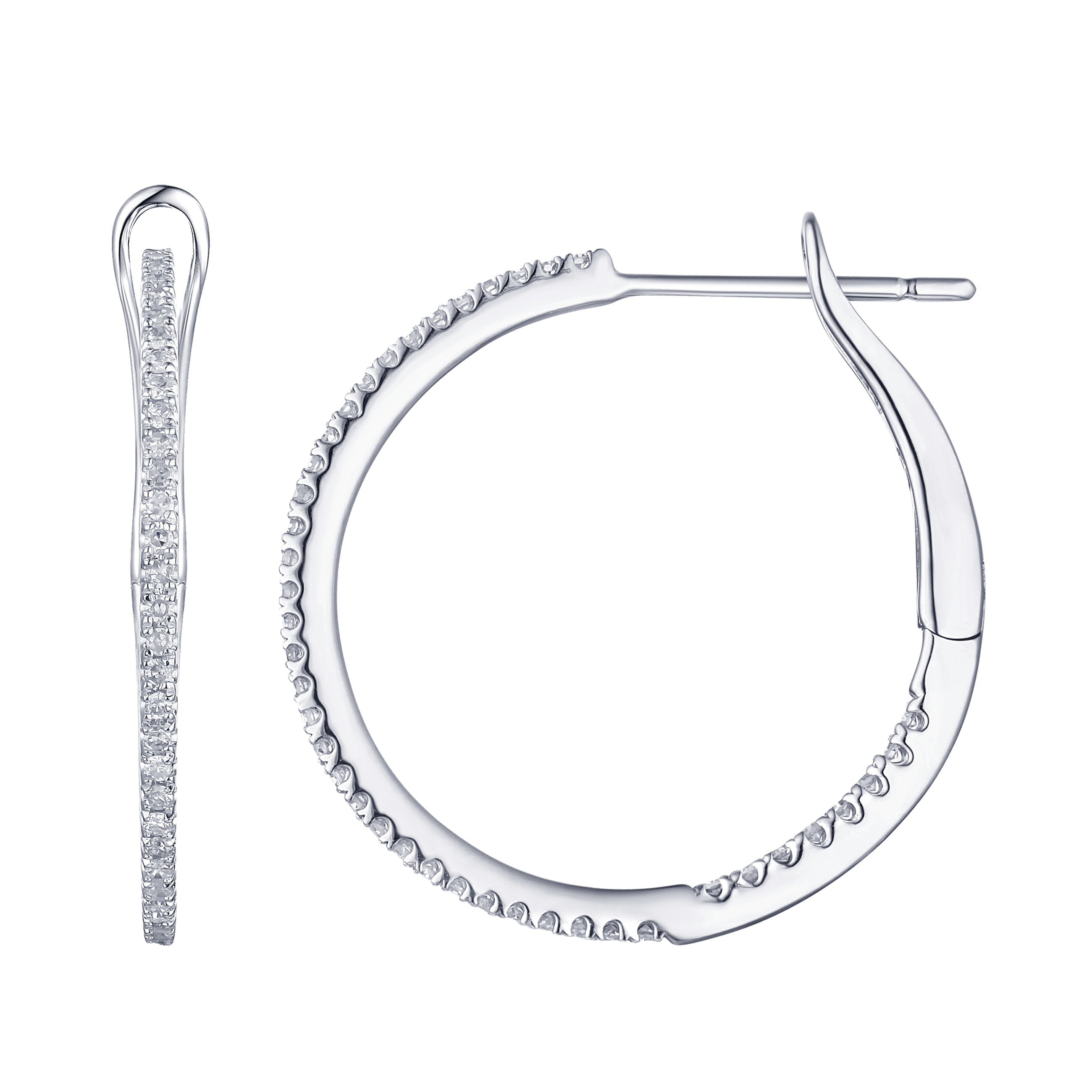 Vintage Style Big Hoop Earrings.