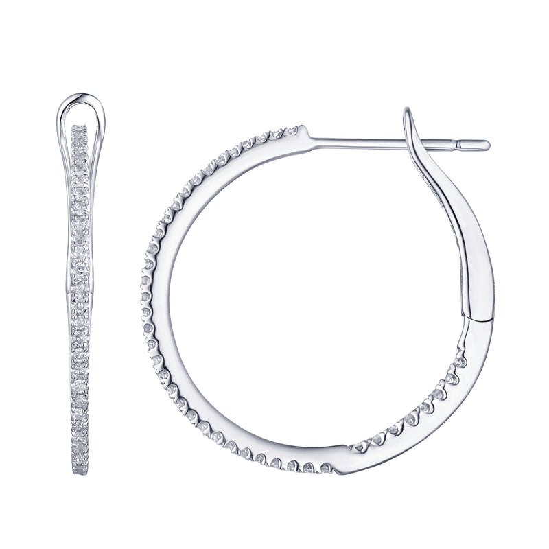 Vintage Style Big Hoop Earrings.