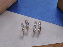 Diamond Trio Hoops.