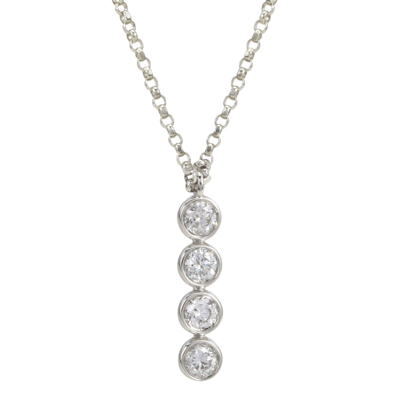 Bezel Stack Necklace.