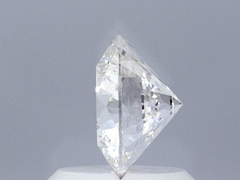 1.1 Carat Round Brilliant Super Ideal Lab Grown Diamond, Certified D-VS1-3EX-10 H&A.
