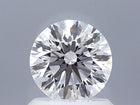1.11 Carat Round Brilliant Super Ideal Lab Grown Diamond, Certified E-VS1-3EX-10 H&A.