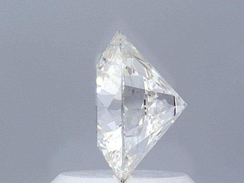 1.27 Carat Round Brilliant Super Ideal Lab Grown Diamond, Certified F-VVS1-3EX-10 H&A.