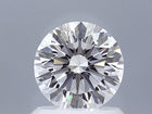 1.1 Carat Round Brilliant Super Ideal Lab Grown Diamond, Certified D-VS1-3EX-10 H&A.