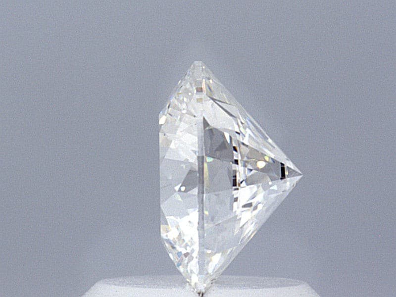 1.1 Carat Round Brilliant Super Ideal Lab Grown Diamond, Certified D-VS1-3EX-10 H&A.