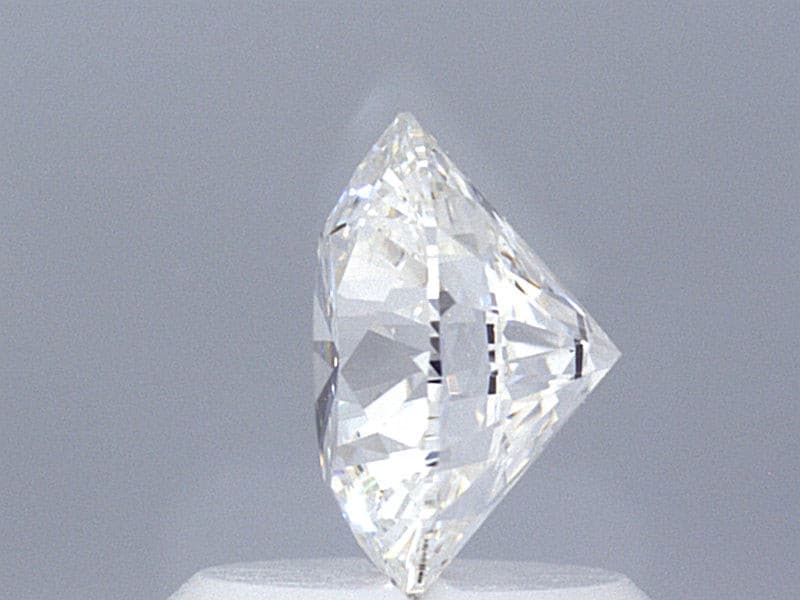 1.13 Carat Round Brilliant Super Ideal Lab Grown Diamond, Certified D-VS1-3EX-10 H&A.