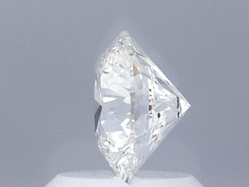 1.12 Carat Round Brilliant Super Ideal Lab Grown Diamond, Certified D-VVS1-3EX-10 H&A.
