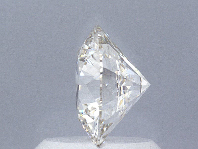 1.08 Carat Round Brilliant Super Ideal Lab Grown Diamond, Certified D-VS1-3EX-10 H&A.