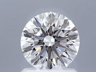 1.29 Carat Round Brilliant Super Ideal Lab Grown Diamond, Certified E-VVS2-3EX-10 H&A.