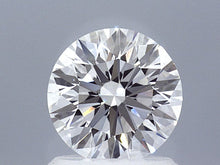1.29 Carat Round Brilliant Super Ideal Lab Grown Diamond, Certified E-VVS2-3EX-10 H&A.
