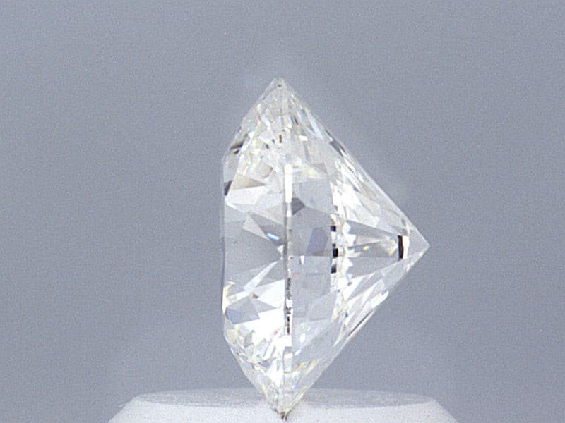 1.12 Carat Round Brilliant Super Ideal Lab Grown Diamond, Certified D-VS1-3EX-10 H&A.