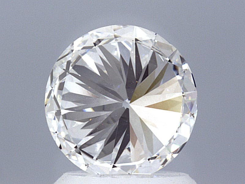 1.59 Carat Round Brilliant Super Ideal Lab Grown Diamond, Certified D-VS1-3EX-10 H&A.