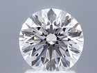 2.02 Carat Round Brilliant Super Ideal Lab Grown Diamond, Certified D-VVS2-3EX-10 H&A.