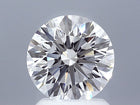 2.07 Carat Round Brilliant Super Ideal Lab Grown Diamond, Certified E-VS1-3EX-10 H&A.