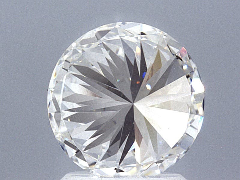 2 Carat Round Brilliant Super Ideal Lab Grown Diamond, Certified E-VS1-3EX-10 H&A.