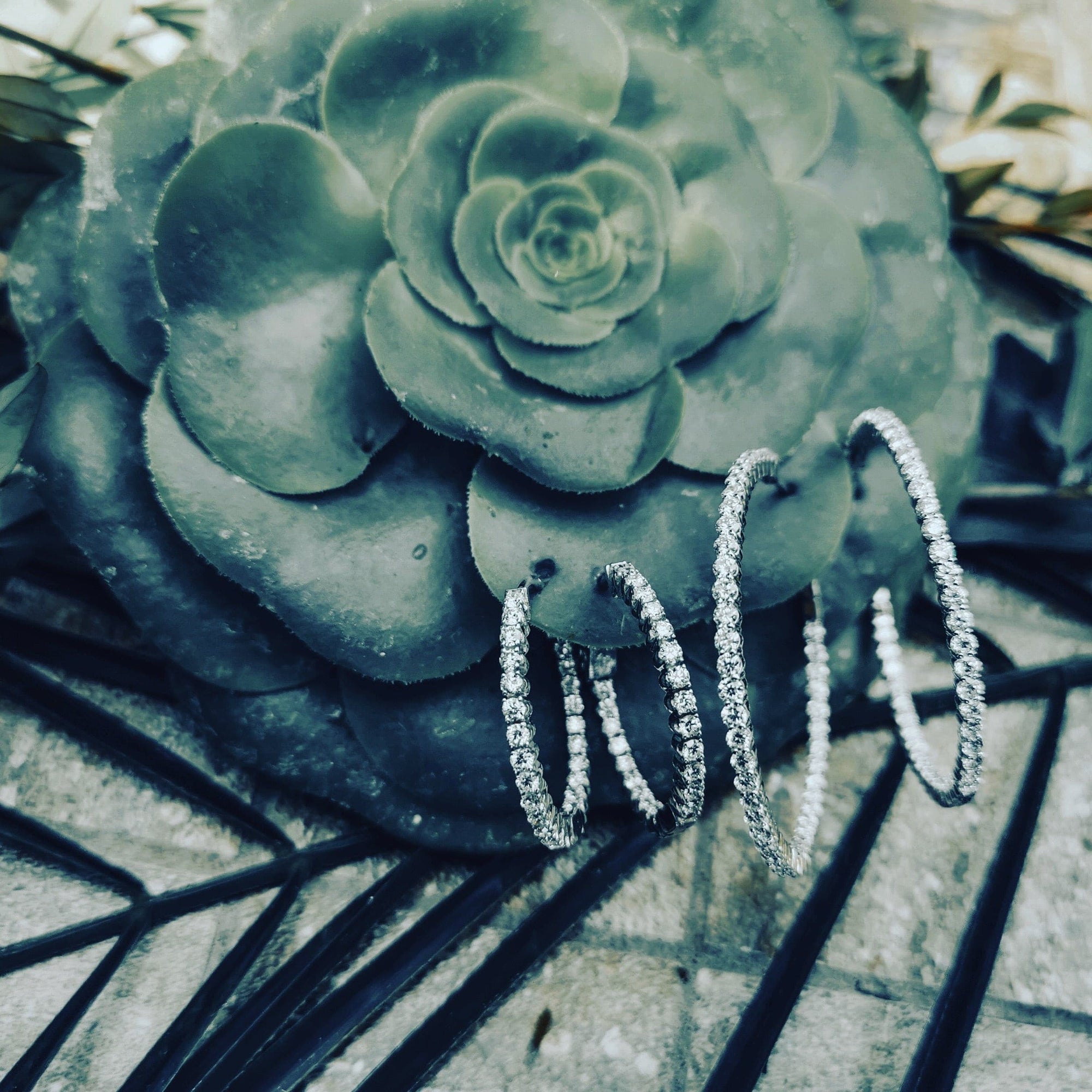 Diamond Hoops.