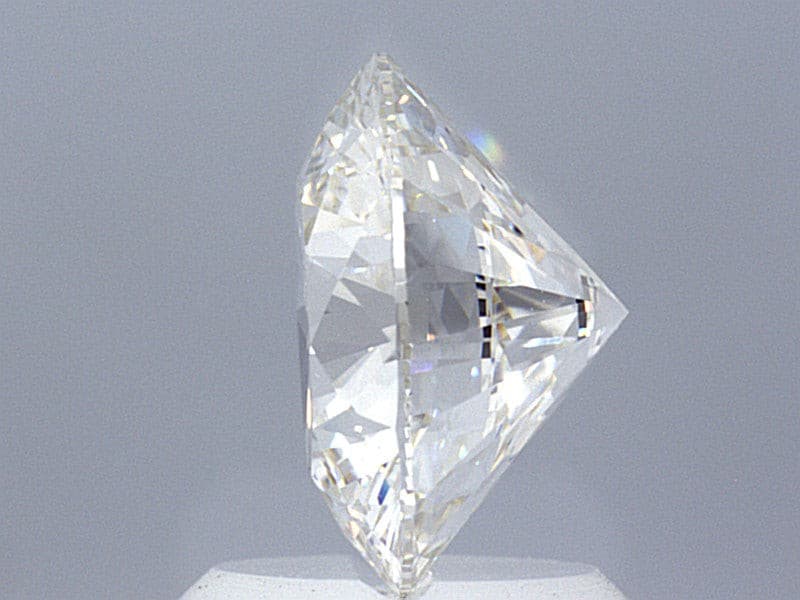 2.1 Carat Round Brilliant Super Ideal Lab Grown Diamond, Certified E-VS1-3EX-10 H&A.