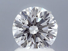1.63 Carat Round Brilliant Super Ideal Lab Grown Diamond, Certified E-VS1-3EX-10 H&A.