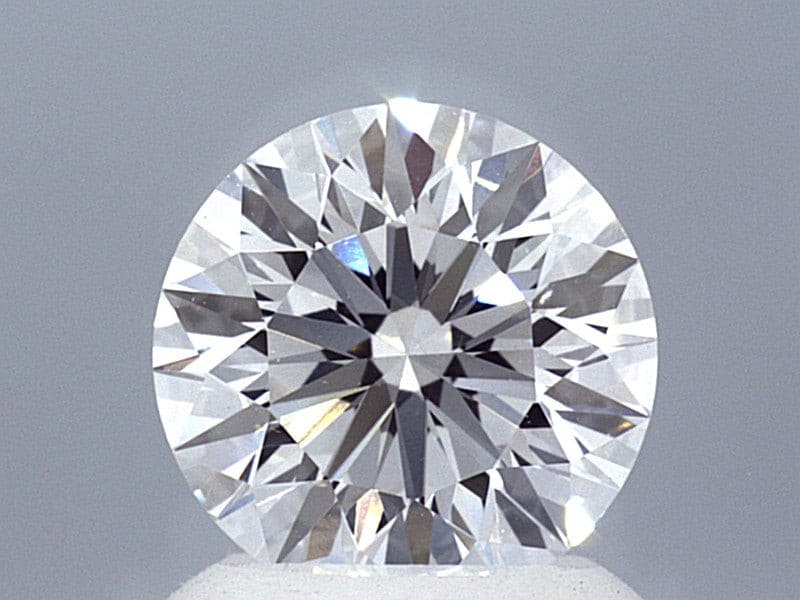 1.59 Carat Round Brilliant Super Ideal Lab Grown Diamond, Certified D-VVS2-3EX-10 H&A.