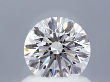 1.09 Carat Round Brilliant Super Ideal Lab Grown Diamond, Certified D-VS1-3EX-10 H&A.
