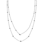Extra Long Diamond Strand Necklace.