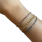 Diamond Cuban Curb Bracelet.