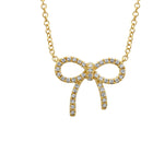 Ribbon Bow Necklace.