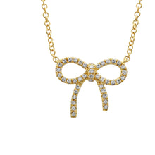 Ribbon Bow Necklace.