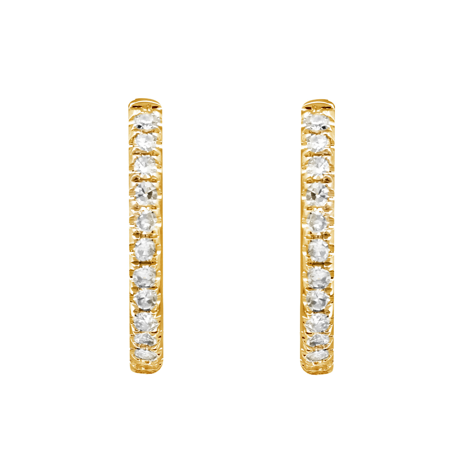 Diamond Hoops, 11mm.