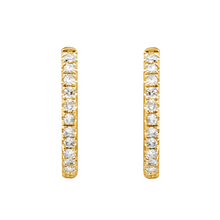 Diamond Hoops, 11mm.