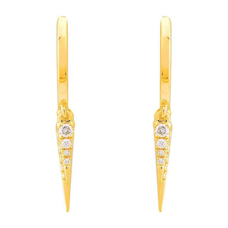 Drop Spike Earrings.