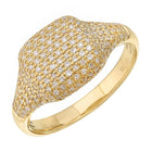 Diamond Signet Ring.
