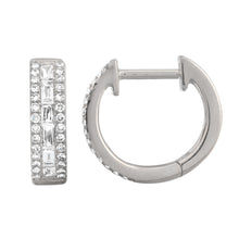 Diamond Lined Wide Huggies.