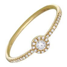 Diamond Halo Stack Ring.