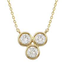 Bezel Cluster Necklace.
