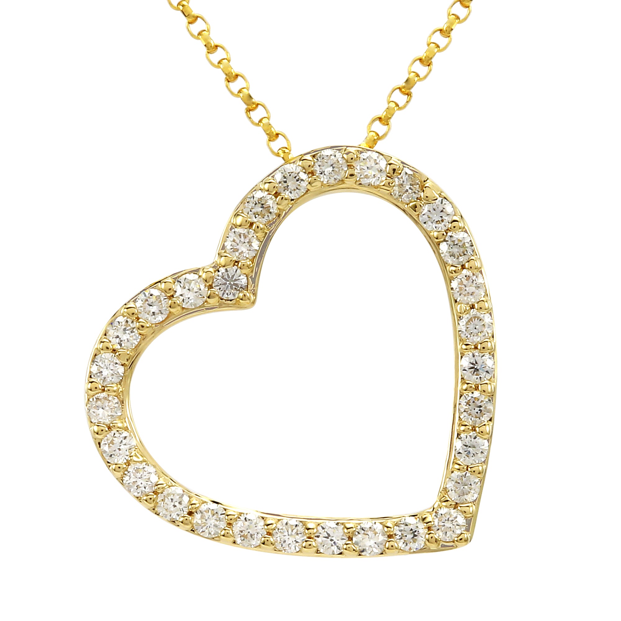 Sliding Heart Pendant.