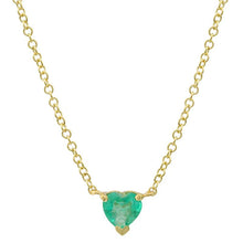Heart Cut Solitaire Necklace.