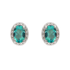 Diamond Apatite Oval Halos.