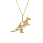 Dinosaur Pendant Necklace.