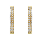 Diamond Hoops, 15mm.