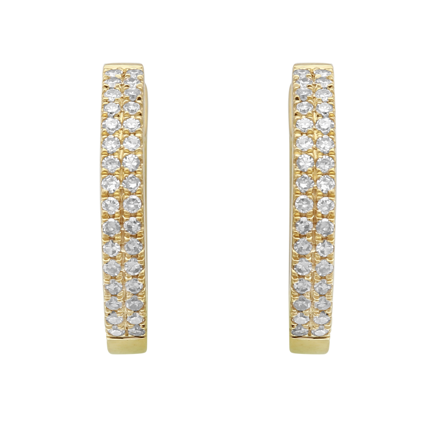 Diamond Hoops, 15mm.