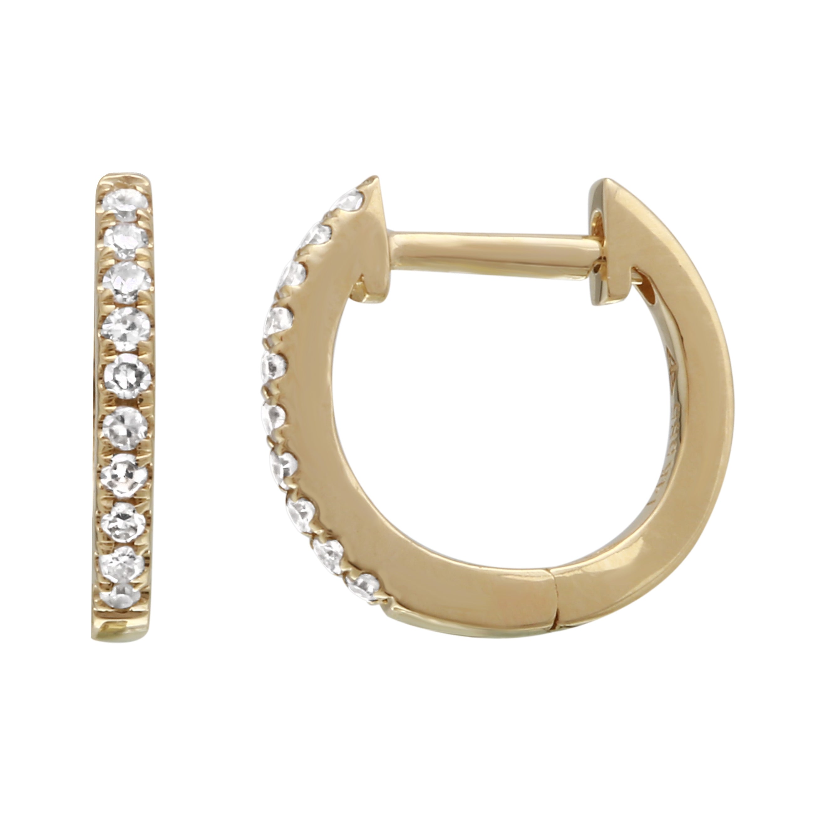 Diamond Hoops 11mm.