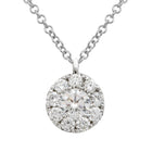 Halo Pendant Necklace.