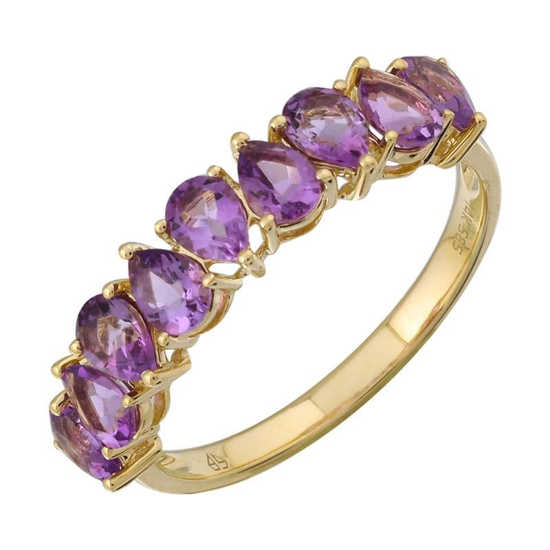 Pear Shape Gemstone Ring.