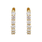 Lab Diamond Hoops.